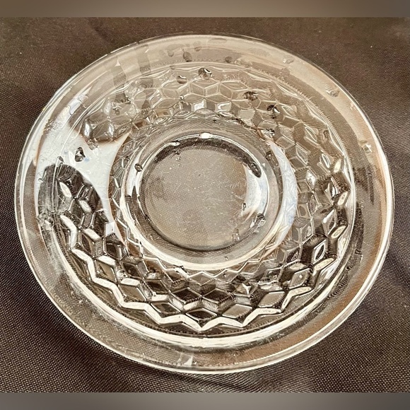 Fostoria American 2 Sets Elegant Clear Glass Teacups 2 Saucers Bridgerton T 4 2 - Picture 7 of 17
